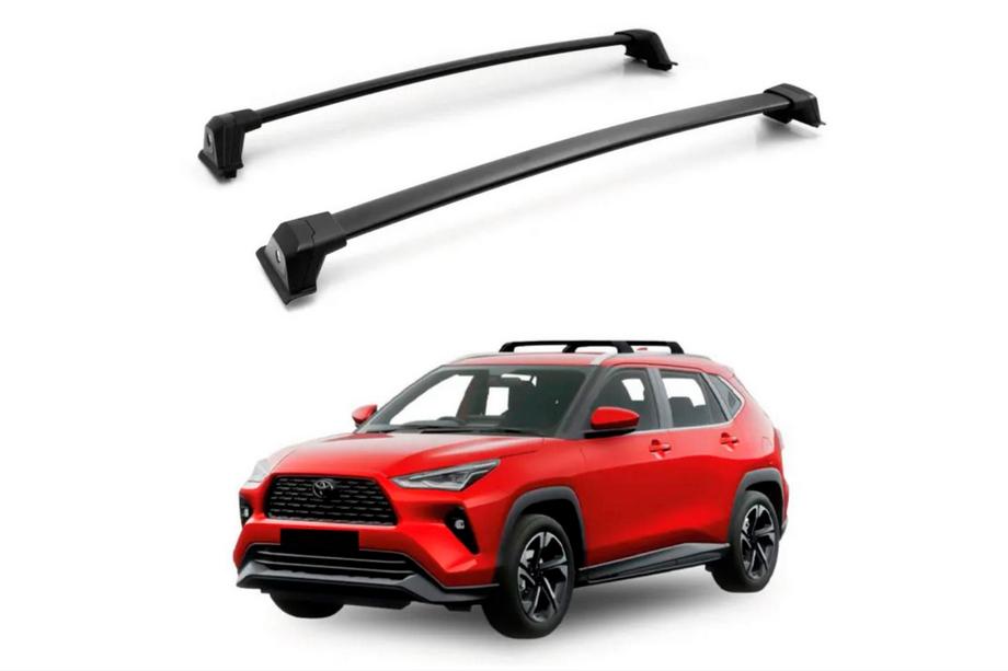 Toyota Yaris/Yaris Cross (XP210) 2020- Belki poprzeczne bagażnika dachowego na relingi zintegrowane OEM (2 szt.) Image