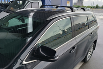 Toyota Highlander 2013-2019 Belki poprzeczne bagażnika dachowego na relingi zintegrowane OEM (2 szt.) Szary zdjęcia 5