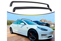 Tesla Model 3 2017- Belki poprzeczne OEM do fabrycznych punktów montażu, zamykane na klucz (2 szt.) zdjęcia 10