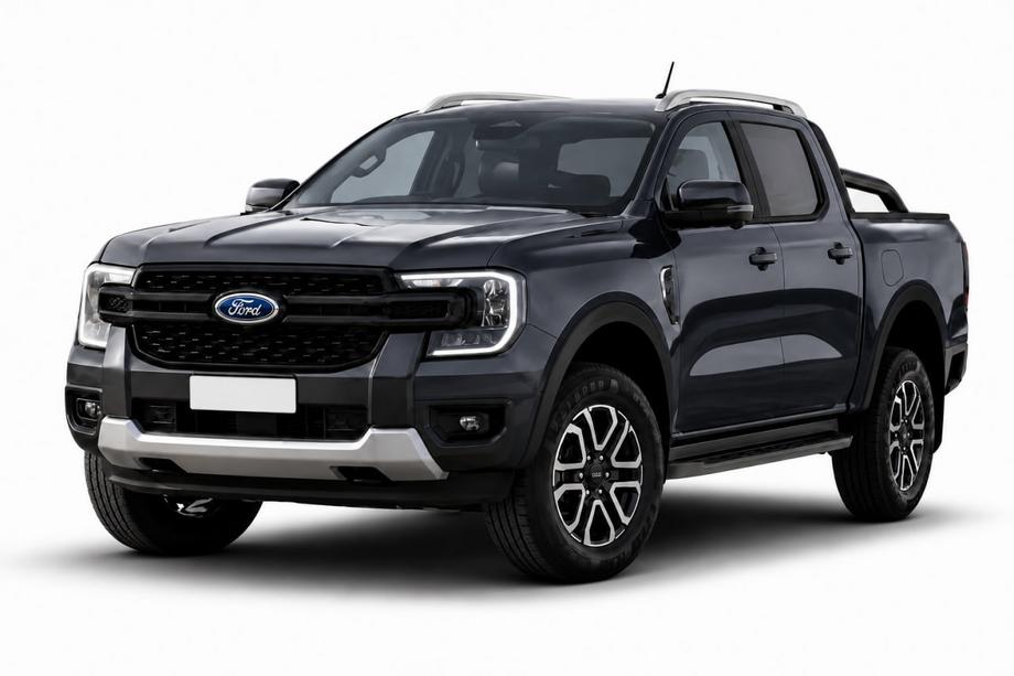 Volkswagen Amarok 2022- Relingi dachowe OEM szare (ABS, montaż na klej) Image