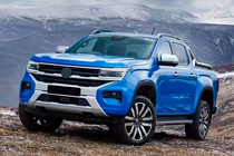 Ford Ranger 2022- Relingi dachowe OEM szare (ABS, montaż na klej) zdjęcia 2