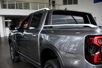 Ford Ranger 2022- Relingi dachowe szare OEM (Aluminium) zdjęcia 1
