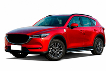 Mazda CX-5 2017–2025 Relingi dachowe zintegrowane HARMS (2 szt.) Czarny zdjęcia 2