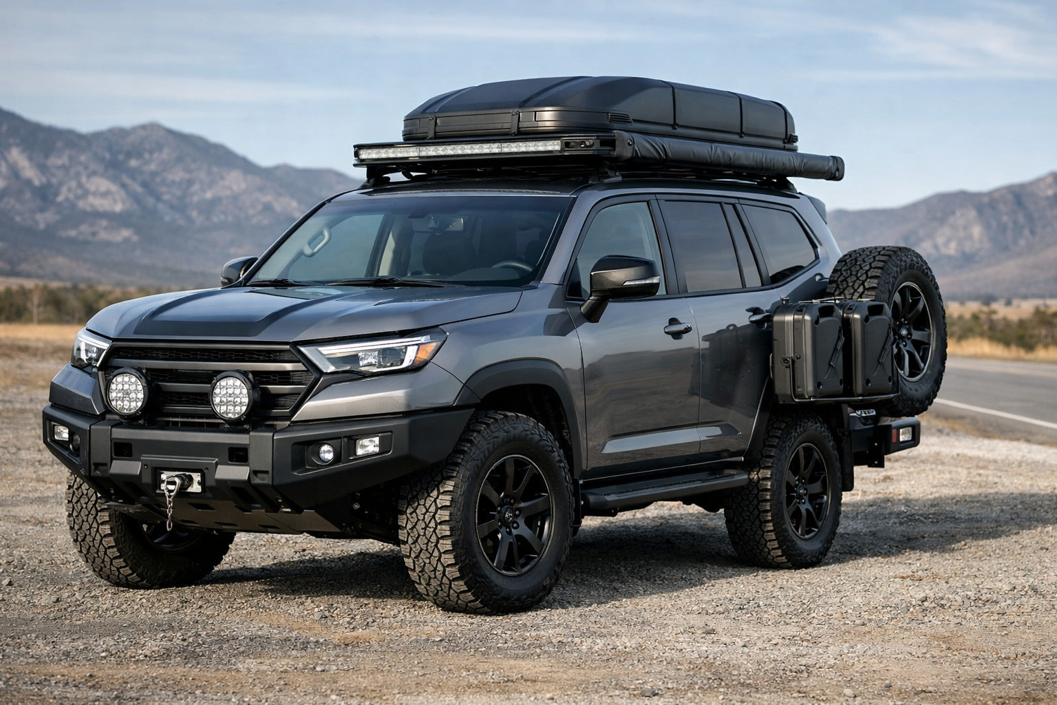 Pakiet modyfikacji Toyota Land Cruiser Prado 250 na trasę i podróże