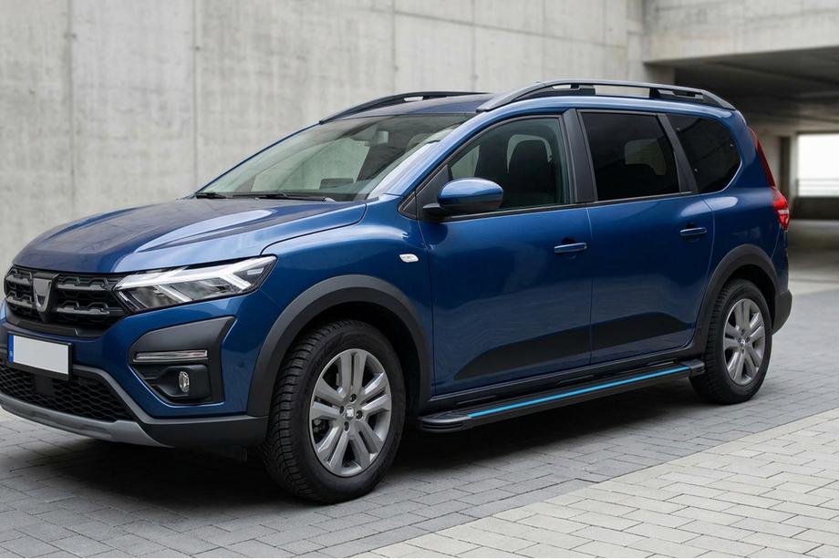 Dacia Jogger 2022- Stopnie boczne Maya Blue (2 szt., Aluminium) Image