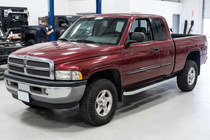 Dodge RAM (BR/BE) 1994–2002 Stopnie boczne Tayga Grey (2 szt., aluminium) zdjęcia 1