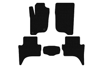 Mitsubishi L200 2015-2024 Gumowe dywaniki Carsuit (Short base, Czarne) zdjęcia 1