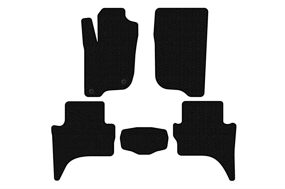 Mitsubishi L200 2015-2024 Gumowe dywaniki Carsuit (Short base, Czarne) Image