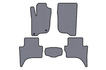 Mitsubishi L200 2015-2024 Dywaniki gumowe Carsuit (Short base, Szary) zdjęcia 1