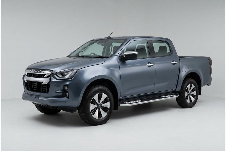 Isuzu D-Max 2019- Progi boczne Tayga V2 (2 szt., Aluminium) Image
