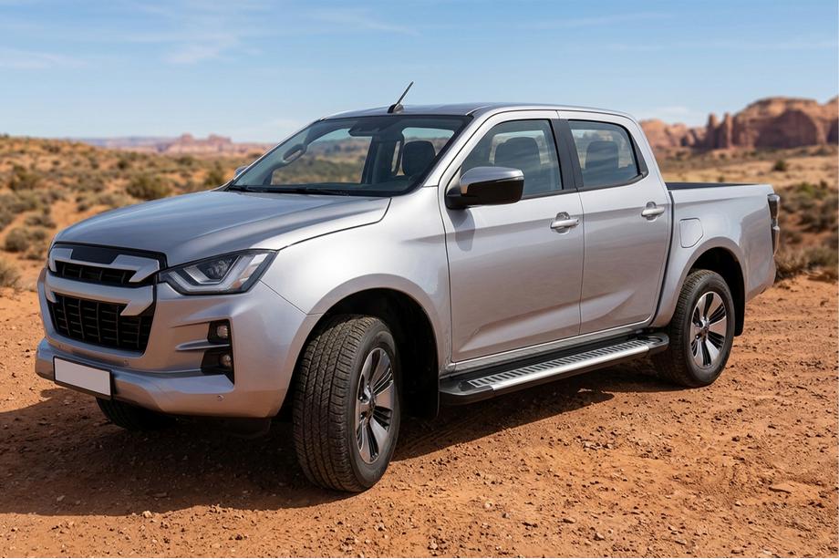 Isuzu D-Max 2019- Stopnie boczne Line (2 szt., aluminium) Image