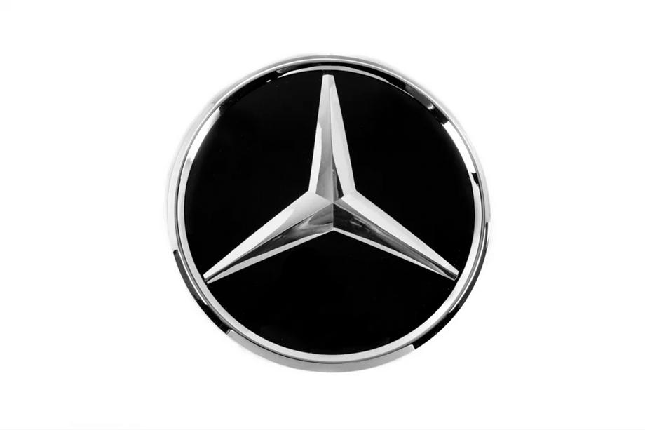 Mercedes GL/GLS class X166 2012-2019 Wyprzedaż: przedni emblemat pod szkłem, chromowana ramka A0008880111 (do GLS) Image