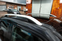 Nissan Juke 2010-2019 Relingi dachowe CROWN (szary mat) zdjęcia 2