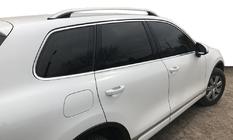 Porsche Cayenne 2010-2017 Relingi dachowe Skyport (szary mat) zdjęcia 2