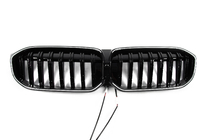 BMW 3 Series G20/G21 2018- Grille nerki 1-Bar LED (2022+, czarny połysk) zdjęcia 2