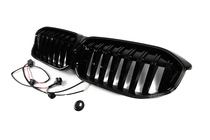 BMW 3 Series G20/G21 2018- Grille nerki 1-Bar LED (2022+, czarny połysk) zdjęcia 9
