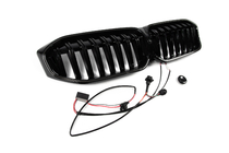 BMW 3 Series G20/G21 2018- Grille nerki 1-Bar LED (2022+, czarny połysk) zdjęcia 10