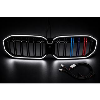 Grille nerki M-Color LED (2022+, czarny połysk) BMW 3 Series G20/G21 2018- zdjęcia 4