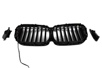 BMW X5 G05 2019–2026 Grille nerkowe 1 Bar LED (2019-2022, czarny połysk) zdjęcia 5