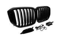 BMW X5 G05 2019–2026 Grille nerkowe 1 Bar LED (2019-2022, czarny połysk) zdjęcia 8