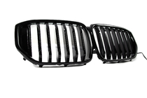 BMW X5 G05 2019–2026 Grille nerki 1 Bar LED (2023+, czarny połysk) zdjęcia 2