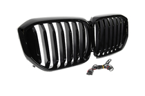 BMW X5 G05 2019–2026 Grille nerki 1 Bar LED (2023+, czarny połysk) zdjęcia 8