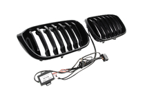 BMW X3 G01 2018- Grille nerki 1 Bar LED (2018-2021, czarny połysk) zdjęcia 8