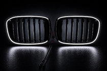 BMW X3 G01 2018- Grille nerki 1 Bar LED (2018-2021, czarny połysk) zdjęcia 5