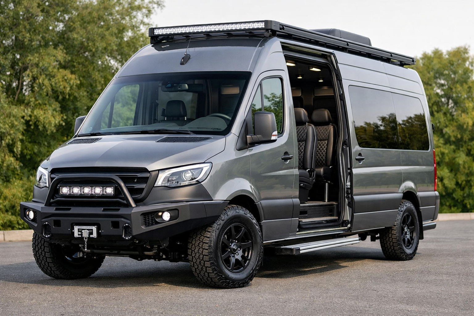 Startowy upgrade Mercedes Sprinter W907/W910 do busa pasażerskiego