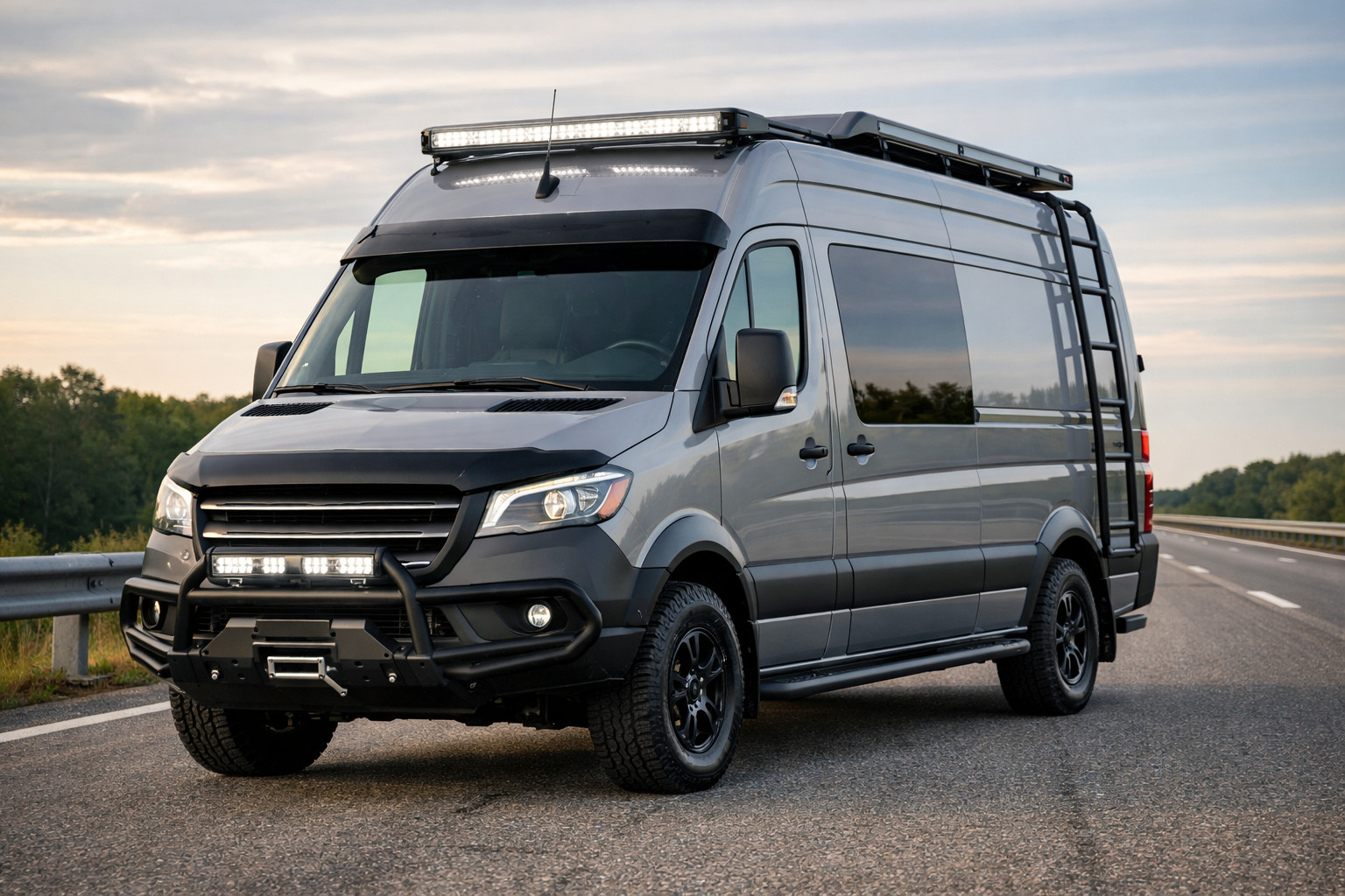 Pakiet modyfikacji Mercedes Sprinter W907/W910 na trasę: ochrona, komfort i wygląd