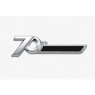 Emblemat napis 70 lat Toyota
