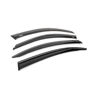 Owiewki szyb z czarną listwą Niken Luxury (4 szt.) BMW 3 Series F30/F31 2012-2019 zdjęcia 3