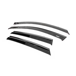 Owiewki szyb z czarną listwą Niken Luxury (4 szt.) Hyundai Tucson NX4 2021- zdjęcia 2
