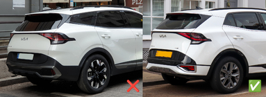 Kia Sportage 2021- Owiewki szyb z czarną listwą Niken Luxury (do SWB, 4 szt.) zdjęcia 5