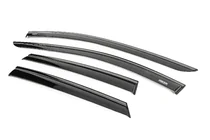Seat Leon 2013-2020 Owiewki szyb z czarną listwą Niken Luxury (4 szt.) zdjęcia 2