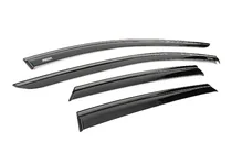Seat Leon 2013-2020 Owiewki szyb z czarną listwą Niken Luxury (4 szt.) zdjęcia 3