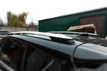 Toyota Rav 4 2013-2018 Relingi dachowe szare OEM (Aluminium) zdjęcia 2