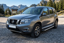 Nissan Terrano 2014- Progi boczne Maya V1 (2 szt., aluminium) zdjęcia 1
