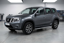 Nissan Terrano 2014- Progi Boczné Tayga Grey (2 szt., Aluminium) zdjęcia 1