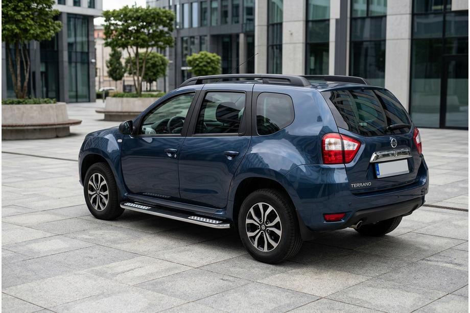 Nissan Terrano 2014- Progi boczne Tayga V2 (2 szt., Aluminium) Image