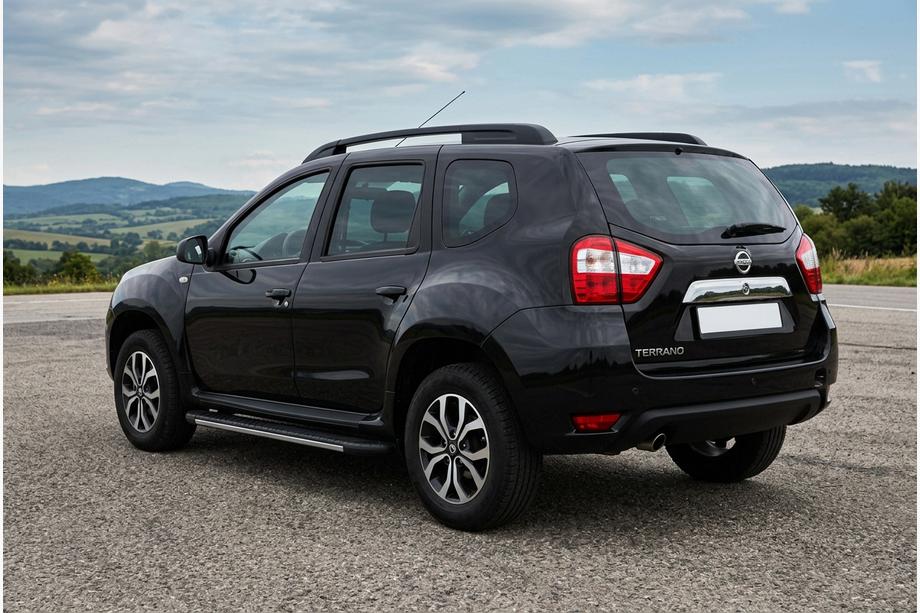 Nissan Terrano 2014- Stopnie boczne Bosphorus Grey (2 szt., aluminium) Image