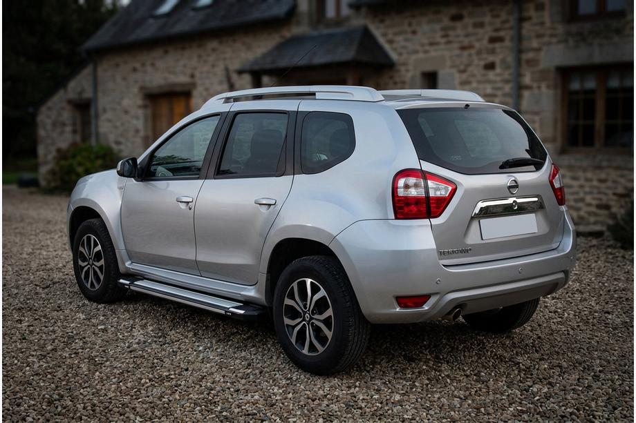 Nissan Terrano 2014- Rainbow Stopnie boczne (2 szt., aluminium) Zdjęcia 1