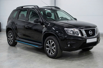Nissan Terrano 2014- Stopnie boczne Maya Blue (2 szt., Aluminium) zdjęcia 1