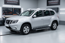 Nissan Terrano 2014- Progi Boczné Duru (2 szt., Aluminium) zdjęcia 1