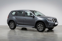Nissan Terrano 2014- Progi boczne Maydos V2 (2 szt., aluminium/stal nierdzewna) zdjęcia 1