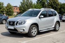 Nissan Terrano 2014- Progi Boczne Mevsim Grey (2 szt., Aluminium) zdjęcia 1
