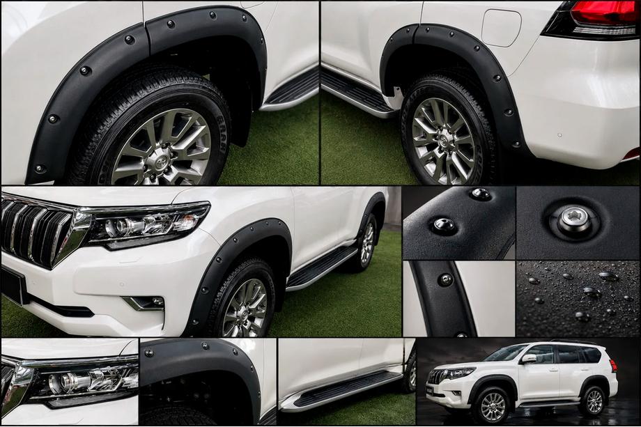 Toyota Land Cruiser Prado 150 2009-2023 Komplet poszerzeń nadkoli (6 szt.) Image