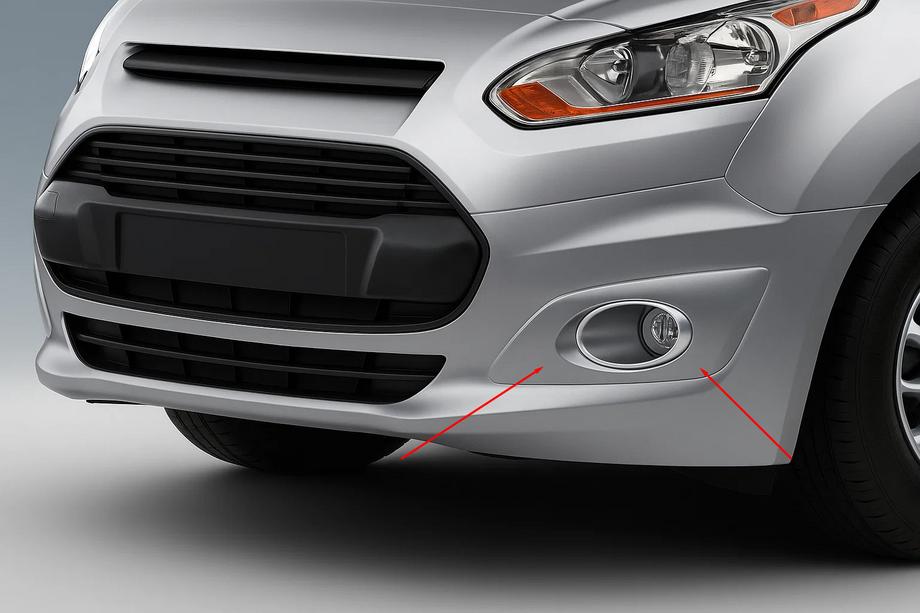 Ford Connect 2014-2021 Nakładki na światła przeciwmgielne (2 szt., stal nierdzewna) Image