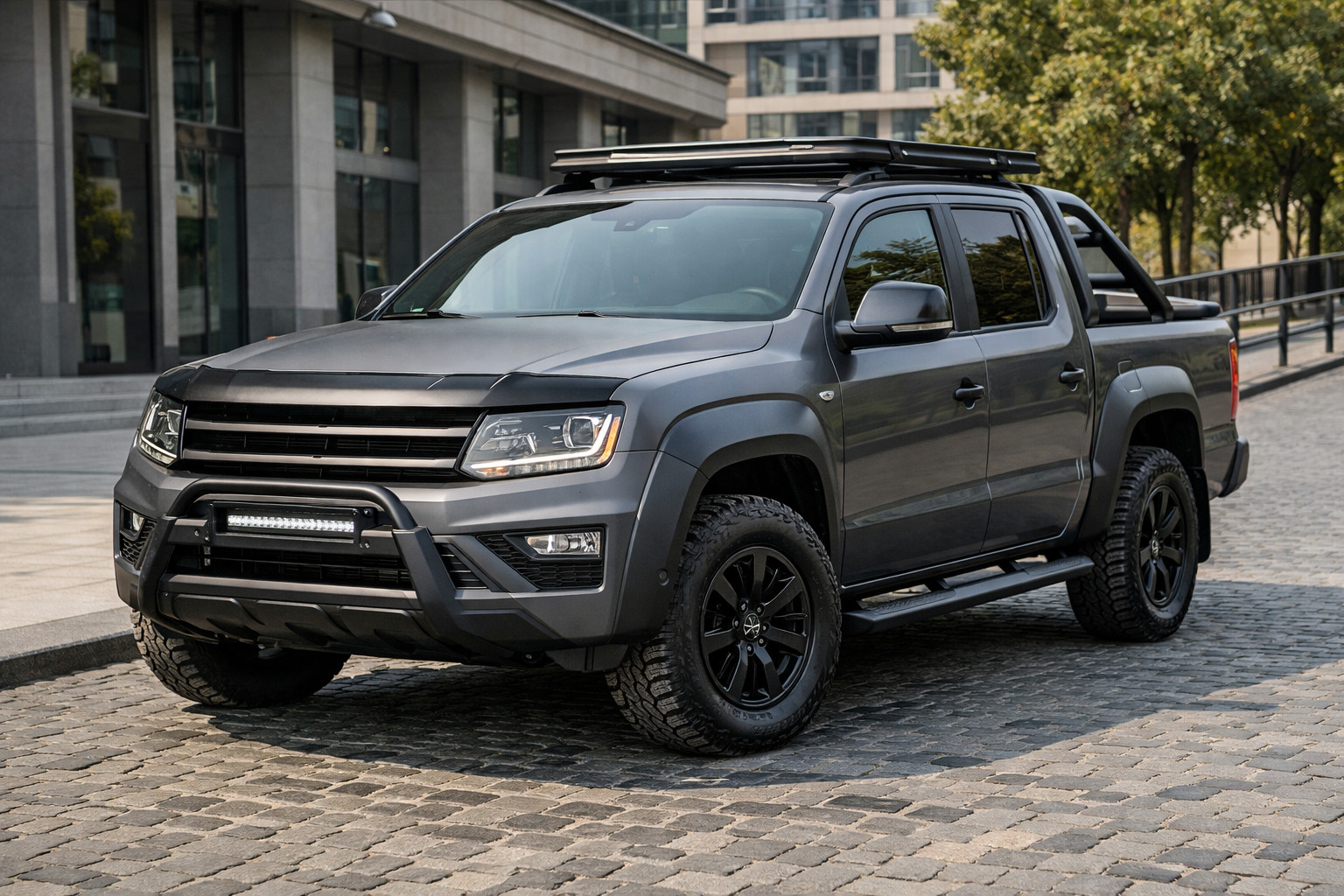 Startowy upgrade Volkswagen Amarok do miasta, bez taniego lansowania się