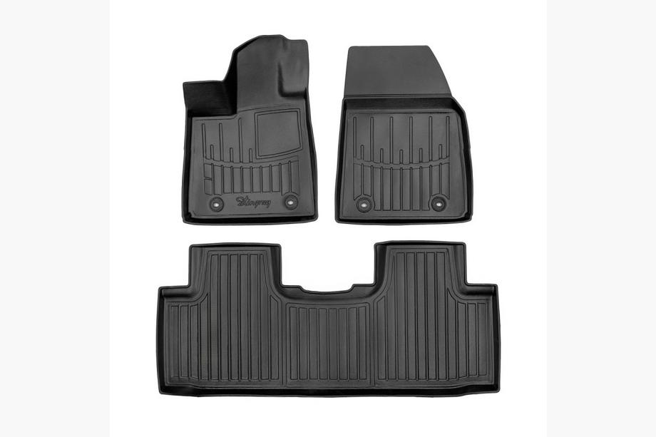 MG S6 EV 2025– Dywaniki gumowe Stingray 3D (3 szt.) Image